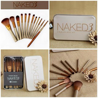 Bộ Cọ Trang Điểm Đa Năng Naked3 12 Cây Lông Cước Nhân Tạo Cao Cấp Cực Kỳ Mềm Mại