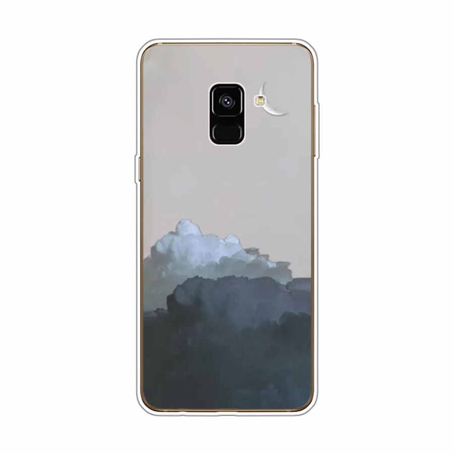 Ốp Điện Thoại TPU Dẻo In Họa Tiết Độc Đáo Thời Trang Cho Samsung Galaxy A8 plus 2018 A6 2018 plus