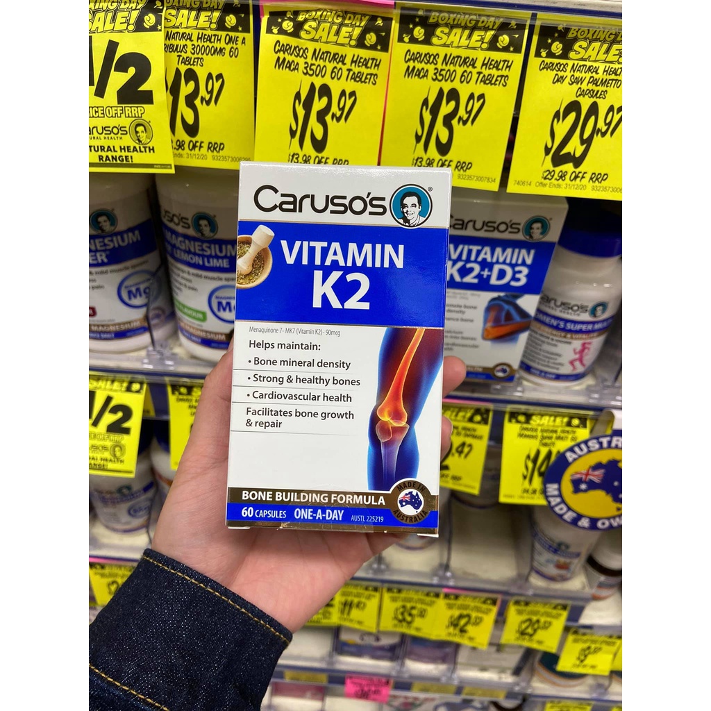 Vitamin K2 Carusos Natural Health Vitamin K2 60 Capsules Shopee