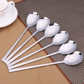 Combo 6 Chiếc Thìa (Muỗng) Hàn Quốc Dài 20.4cm Inox 304 Siêu Bóng Đẹp