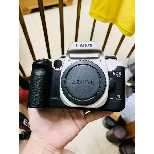 Máy ảnh film Canon EOS 55 (ELAN II) tốc cao 4000 chỉ máy chưa bao gồm lens