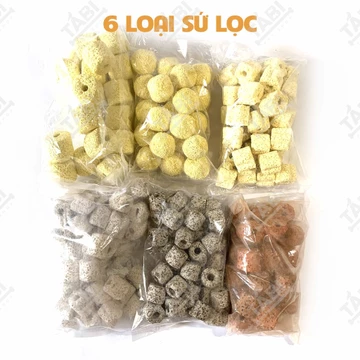 1KG Sứ Lọc Nước Bể Cá Các Loại - Vật Liệu Lọc Sứ Lọc Nước Hồ Cá [1KG SỨ]