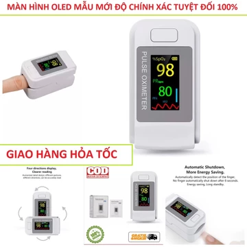 (LOẠI TỐT) Máy đo nồng độ oxy trong máu spO2 và nhịp tim - Hàng chính hãng