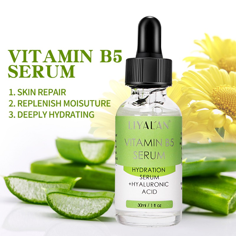 Ảnh Serum Vitamin B5 LIYALAN với axit hyaluronic dưỡng ẩm ngừa sưng da hiệu quả 30ml 2