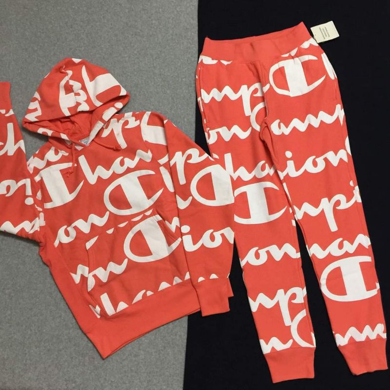 Champion all over script on sale joggers