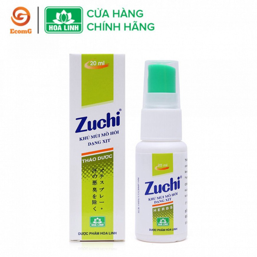 Ảnh Xịt khử mùi mồ hôi Zuchi thảo dược (20ml) không gây kích ứng da - XZ1 01 1