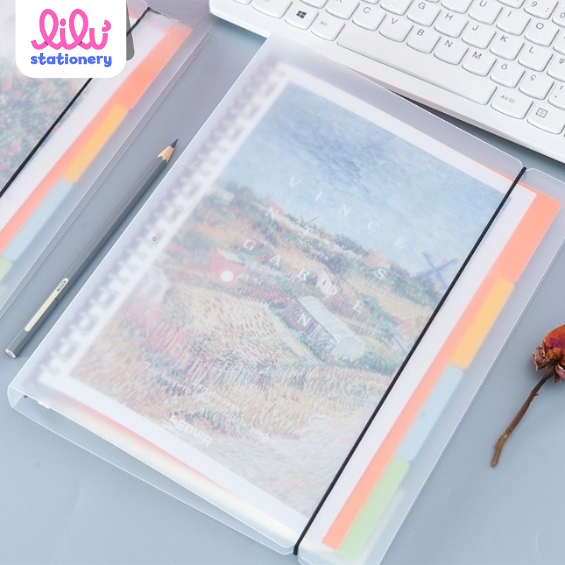 Sổ còng binder B5 120 trang giấy kẻ ngang thẩm mỹ và chất lượng cao