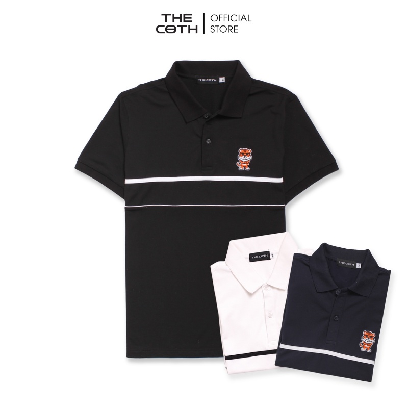 Áo Polo Nam In Hình con hổ cực đẹp, chất liệu mát mẻ mặc lên form sang trọng Thương hiệu The Coth PL2M2025
