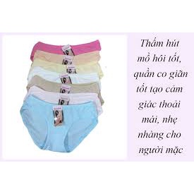 💖 SALE 50% 💖 Combo 5 Quần Lót Nữ Cotton Tăm Co Giãn 4 Chiều Gắn Nơ Kháng Khuẩn