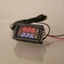 Máy đo Fol Volt với máy kiểm tra nhiệt độ Màn hình kỹ thuật số LED Đồng hồ đo điện áp Vôn kế