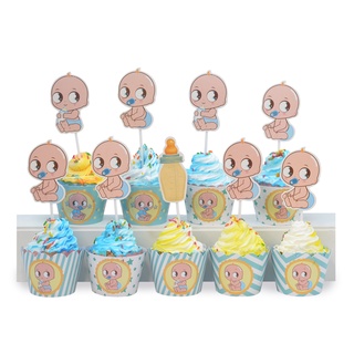 TEM + LÓT QUẤN BÁNH CUPCAKE CHỦ ĐỀ