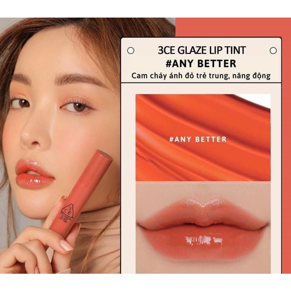 SON 3CE GLAZE LIP TINT | Shopee Việt Nam