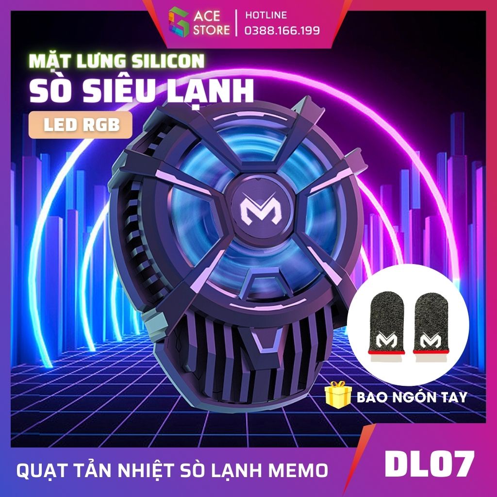 Quạt tản nhiệt điện thoại MEMO DL07
