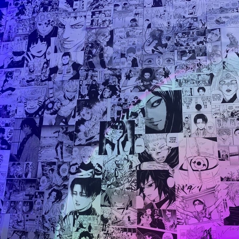 100 Tờ Giấy Dán Tường Anime Có Keo MangaWall Truyện Tranh Poster Hình Anime OnePiece By AnimeX