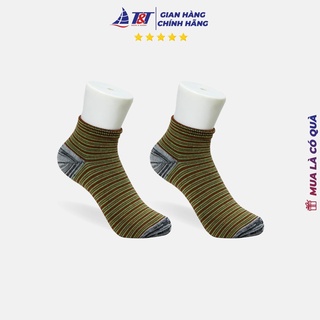 Vớ Tất Cổ Ngắn Kẻ Vằn T&T SOCKS Nhiều Màu Thoáng Khí Khử Mùi Êm Ái TRỊNH CHUNG - NU323