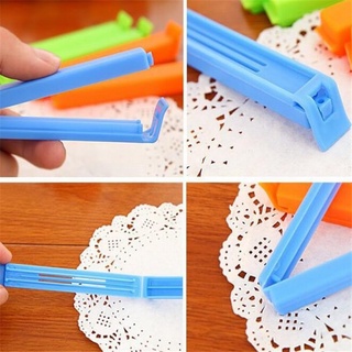 Set 10 kẹp miệng túi thức ăn bằng nhựa chống ẩm cỡ 11cm tiện lợi