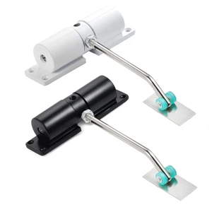 OXXGGKAO Door Closer Tắt tiếng Ròng rọc Thiết bị đóng cửa tự động Bề mặt thép không gỉ