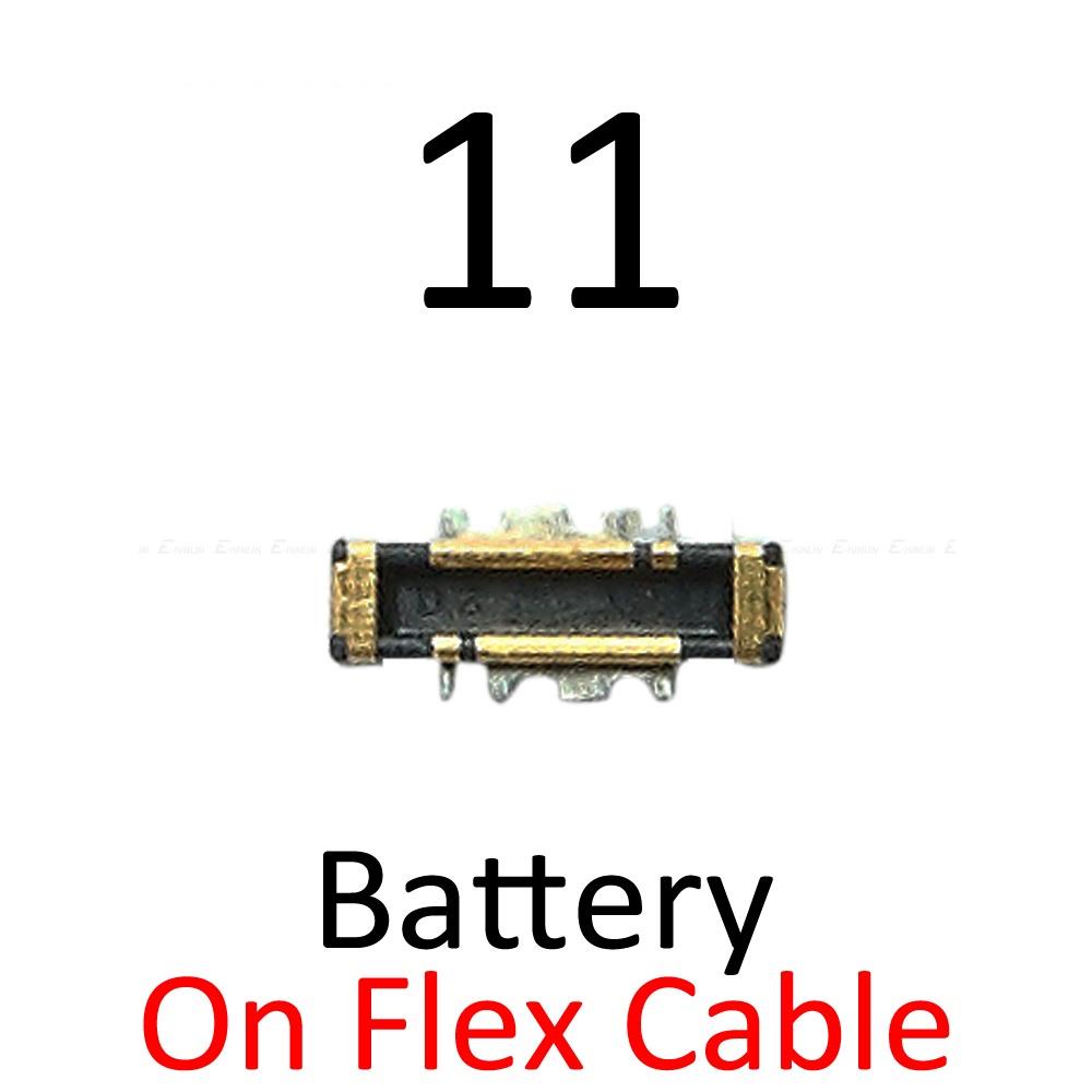 Đầu nối pin FPC nội tuyến Giá đỡ liên lạc tương thích cho IP 13 12 mini 12 11 Pro Max On Logic Bo mạch chủ Cáp mềm thay thế các bộ phận