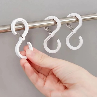 Móc Nhựa Treo Quần Áo Hình Chữ S Đa Năng