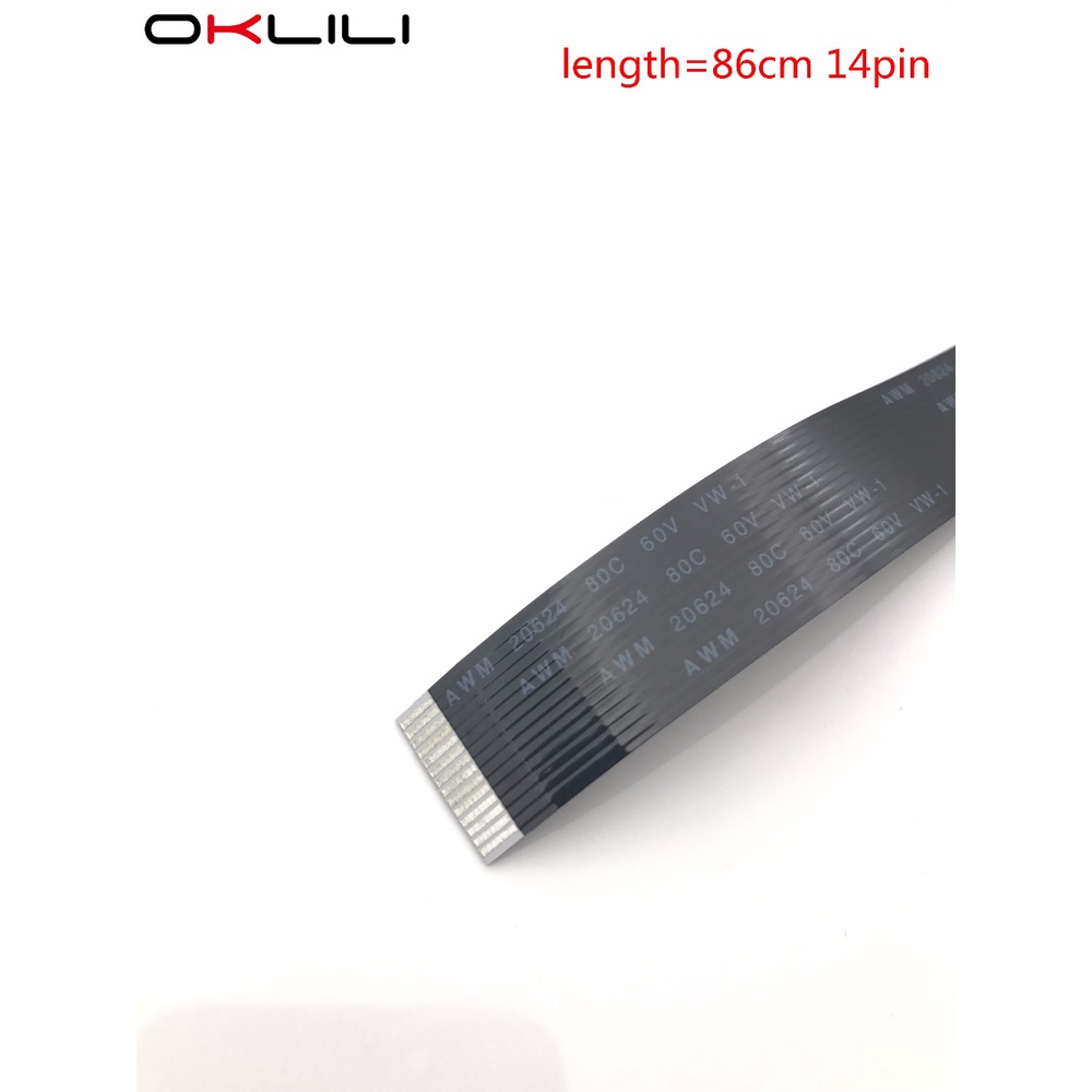 1 X Cho HP M435 M476 FFC Flat Flex Cáp Linh Hoạt CCD Quét CIS 86cm 14pin Cho HP M521 Tự Động Doc Feeder ADF Cáp Phẳng CF385-60102
