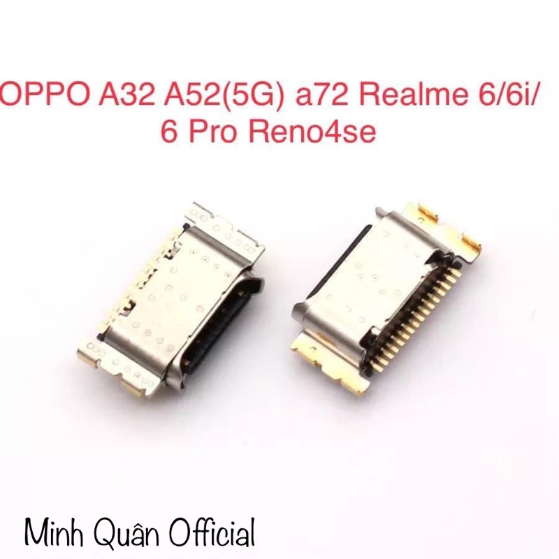 Chân sạc Oppo A32 A52(5g) A72 realme 6/6i/6pro / chân sạc vsmart star 5 thông dụng