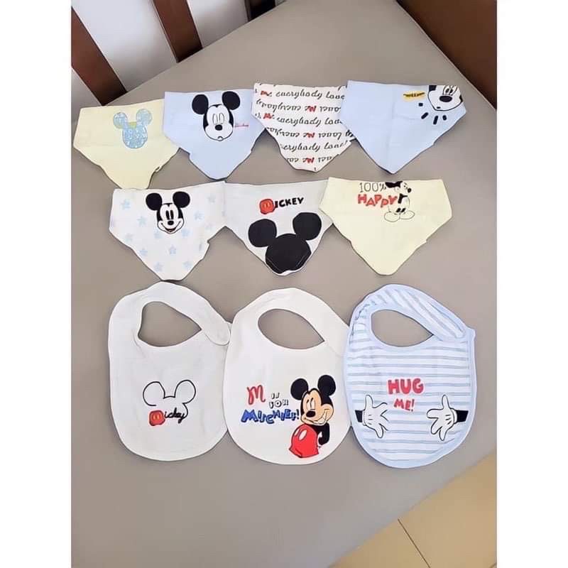 [MD04] set 10 yếm cổ Mickey Minie cho bé trai và gái
