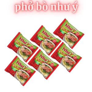 Combo 10 gói Phở hiệu Như Ý 60gr * 10 gói (vị chay, Bò) tùy chọn vị yêu thích