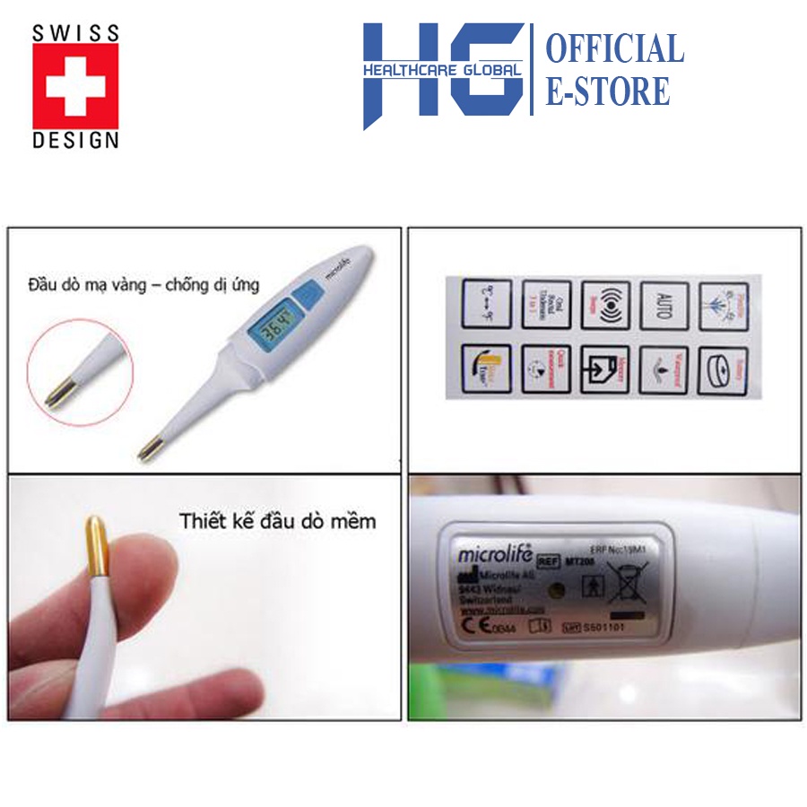Ảnh Nhiệt Kế Điện Tử Dạng Bút Microlife MT200 | Đo Kết Quả Chính Xác Trong 10 Giây - Bảo Hành Trọn Đời 4