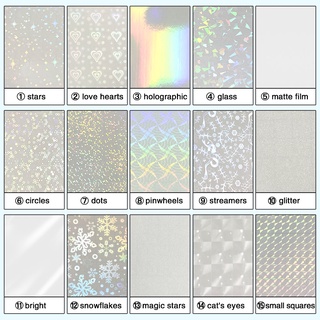 Phim laminate Lạnh Khổ a4 | Bộ 10 Tờ 10 Tờ Giấy | Nhãn Dán Tự Dính Mờ Bóng Lên Đến 13 Kết Cấu | Giấy Dán pvc vinyl Trong Suốt Chống Thấm Nước | Màng Bọc Bảo Vệ Máy Phát Điện Chuyên Dụng