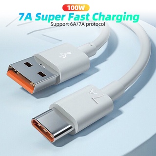 Dây Cáp Sạc Nhanh USB Loại C 7A Bằng Silicon Dành Cho Samsung Huawei