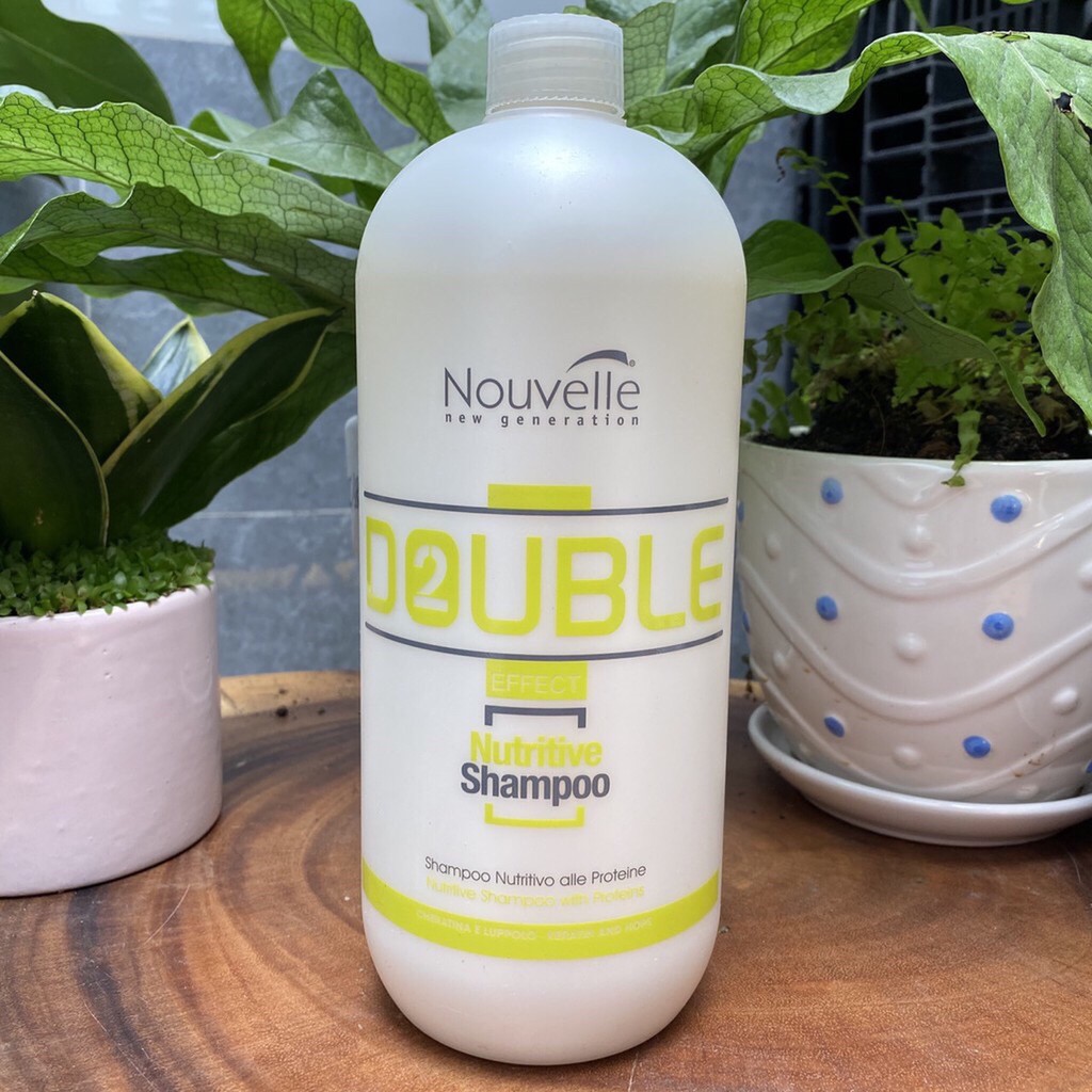 Gội dược thảo dưỡng chăm sóc tóc hư tổn Keratin Nouvelle Double Effect