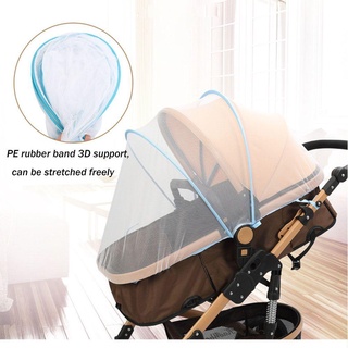 FEASTLY 1 Bé Chống Muỗi Xe Đẩy An Toàn Phụ Kiện Thoáng Khí Gấp Full Cover Xe Đẩy Chống Vi Trùng Lưới