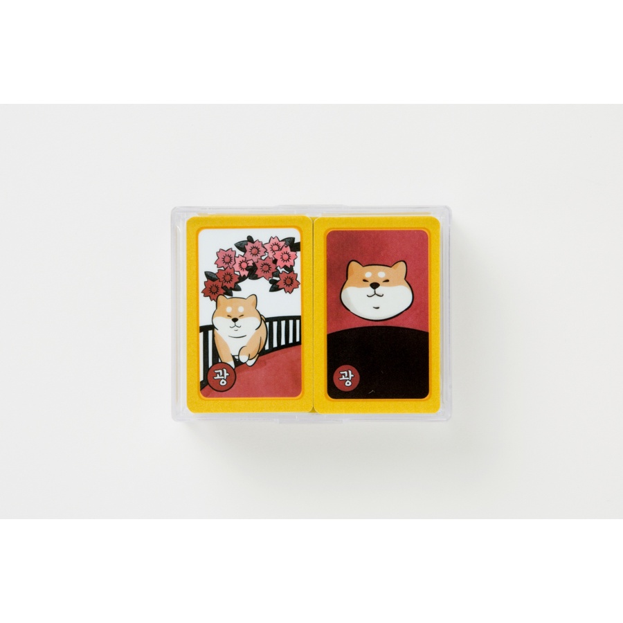 Ảnh Bộ Bài Hoa Hanafuda ARTBOX Hàn Quốc Minh Họa Hình Cún Inu Shiba 2