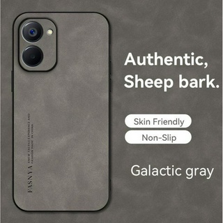 Ốp lưng Realme v20 RMX3611 realmev20 Vỏ chống rơi và hấp thụ sốc làm bằng da cừu chất lượng cao và vỏ cứng thân thiện với da