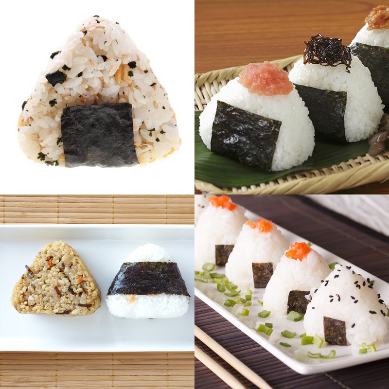 1 Khuôn làm cơm nắm Sushi hình tam giác bằng nhựa DIY