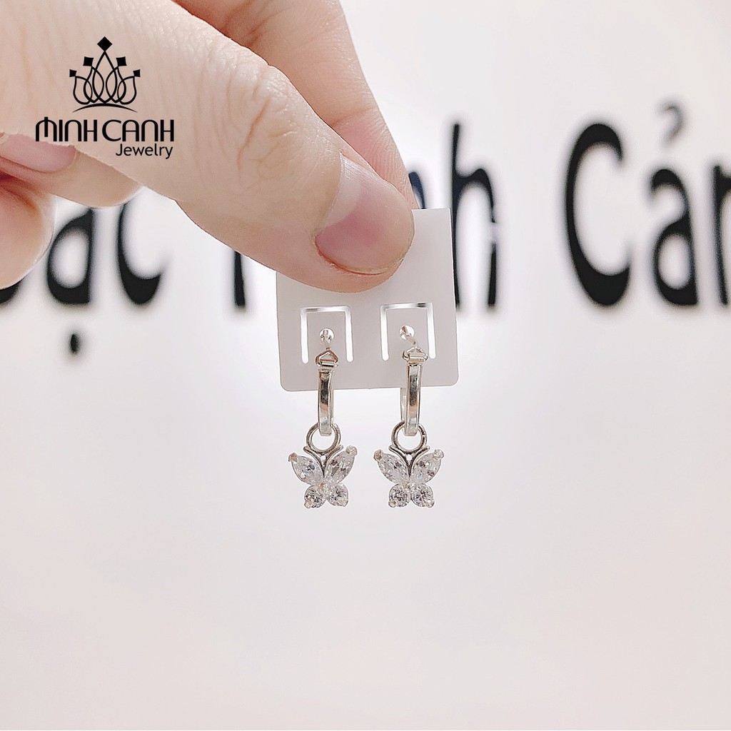 Ảnh Bông Tai Bạc Hình Bướm Xinh Xắn Cho Bé Yêu - Minh Canh Jewelry 2