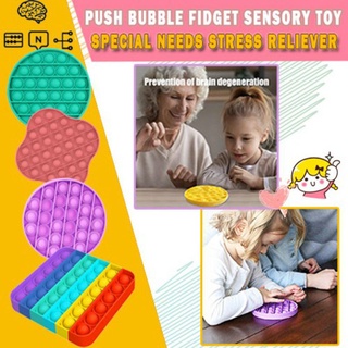 Đồ chơi Fidget giác quan Foxmind Pop Bubble vui nhộn dành cho trẻ em Cung cấp lợi ích giáo dục giảm căng thẳng và
