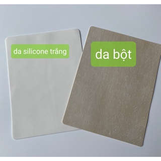 -Da giả phun xăm silicon trắng, không bột, bột phun xăm, hồng dầy,  môi 3D, 5D,  ít bột, hồng,