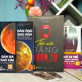 Combo Sách - Giao Tiếp Khéo Léo 3 Cuốn: Đàn Ông Sao Hỏa Đàn Bà Sao Kim, Thôi Miên Bằng Ngôn Từ, Ngôn Ngữ Cơ Thể