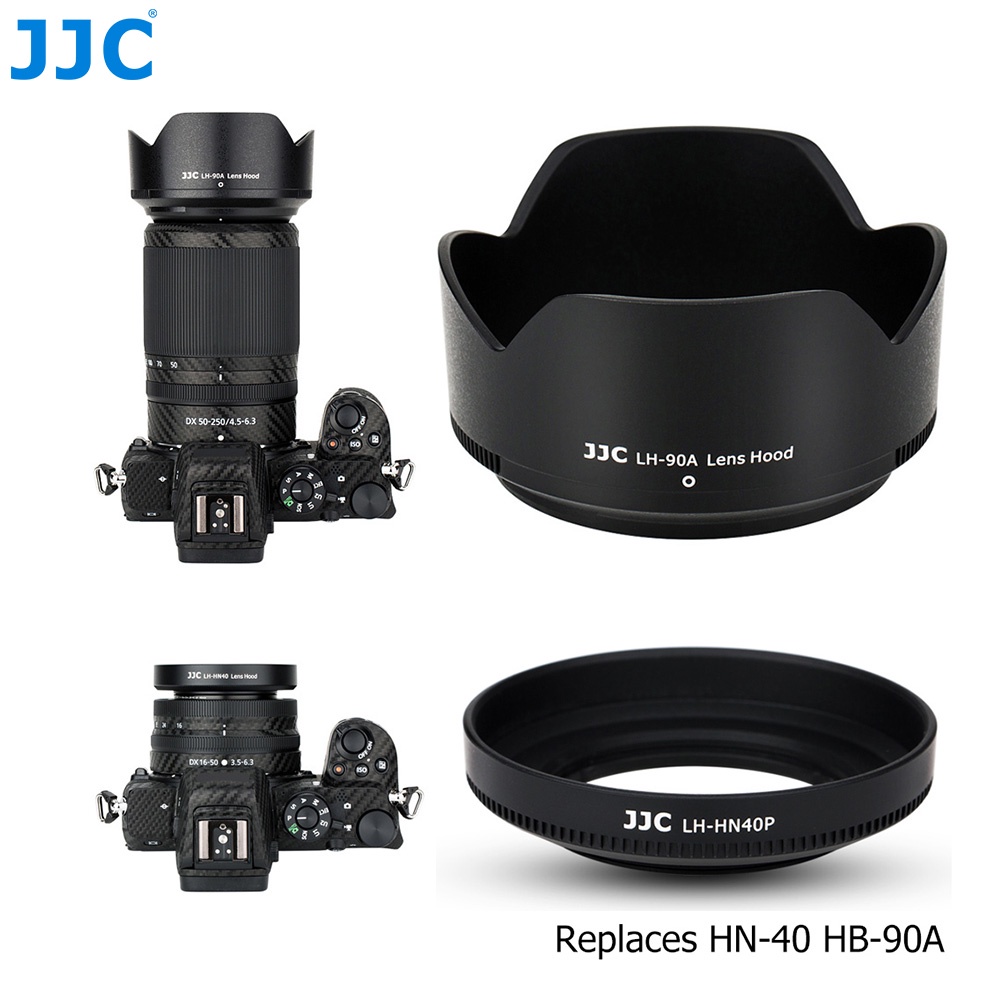 Paraluce Per Nikon Z50 - Compatibile Con Obiettivi 16-50mm E 50-250mm - Sostituto Di HN-40 E HB-90A