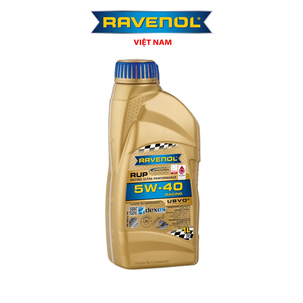 Nhớt ô tô đua tổng hợp RAVENOL RUP Racing Ultra Performance SAE 5W-40 ...