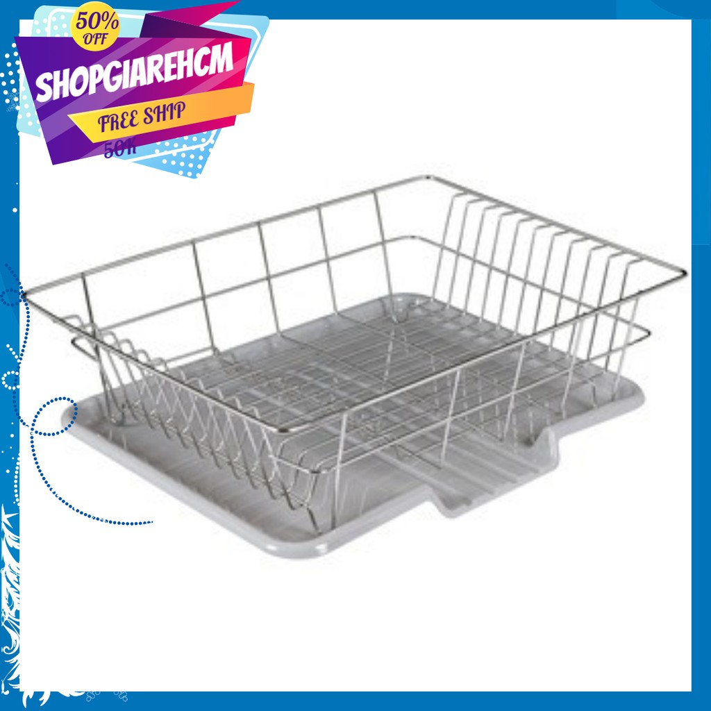 Khay và Rổ Inox SUS304 Úp Chén Dĩa Prota | Shopee Việt Nam