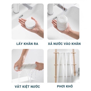 Khăn tắm nén du lịch dùng 1 lần, khăn tắm cotton 140x70cm