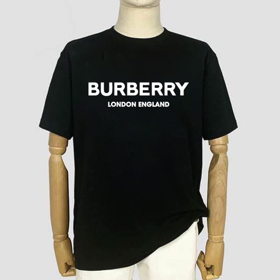 Áo Thun BURBERRY - Vải Cotton 4C may dây cổ hàng CAO CẤP (Hình thật)