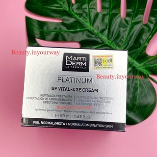 Kem Dưỡng Chống Lão Hóa Đa Chức Năng - MartiDerm Platinum GF Vital Age Cream normal/mixed Skin 50ml