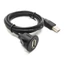 POP Bảng điều khiển ô tô Flush Mount Line USB 2 0 Cổng Bảng điều khiển mở rộng ổ cắm cáp