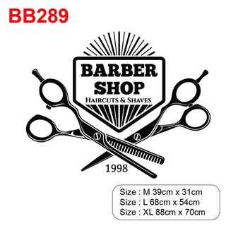 Decal dán trang trí tiệm Barber, Spa thu hút khách hàng P17