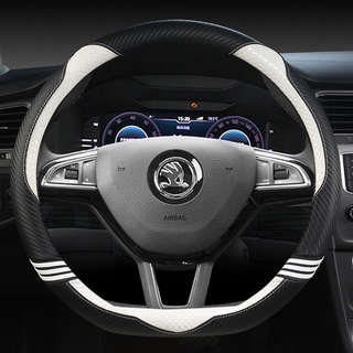 Bao Da Vô Lăng Ô Tô Cho Skoda Octavia A5 A7 RS Octavia 2 3 Combi Phụ Kiện Nội Thất Ô Tô