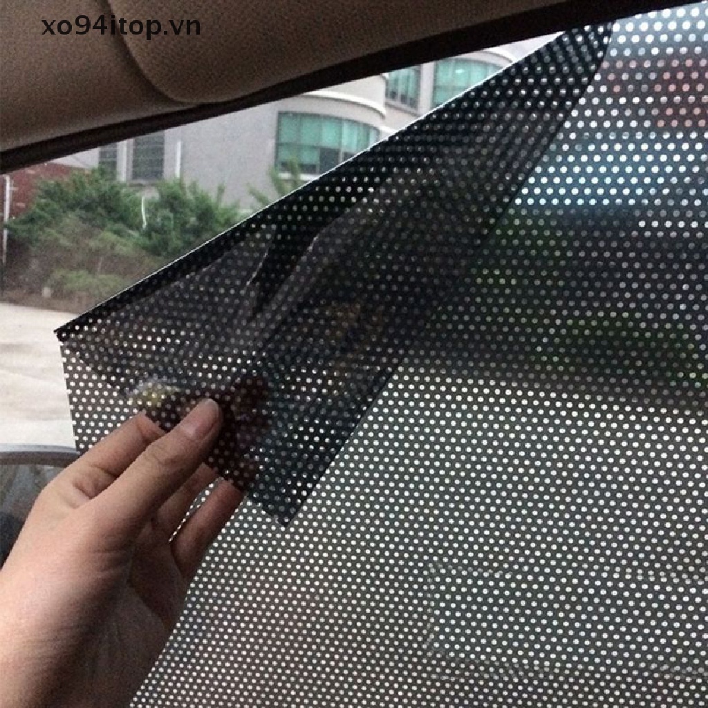 Bộ 2 Tấm Phim PVC Dán Cửa Sổ Xe Hơi Chống Tia UV