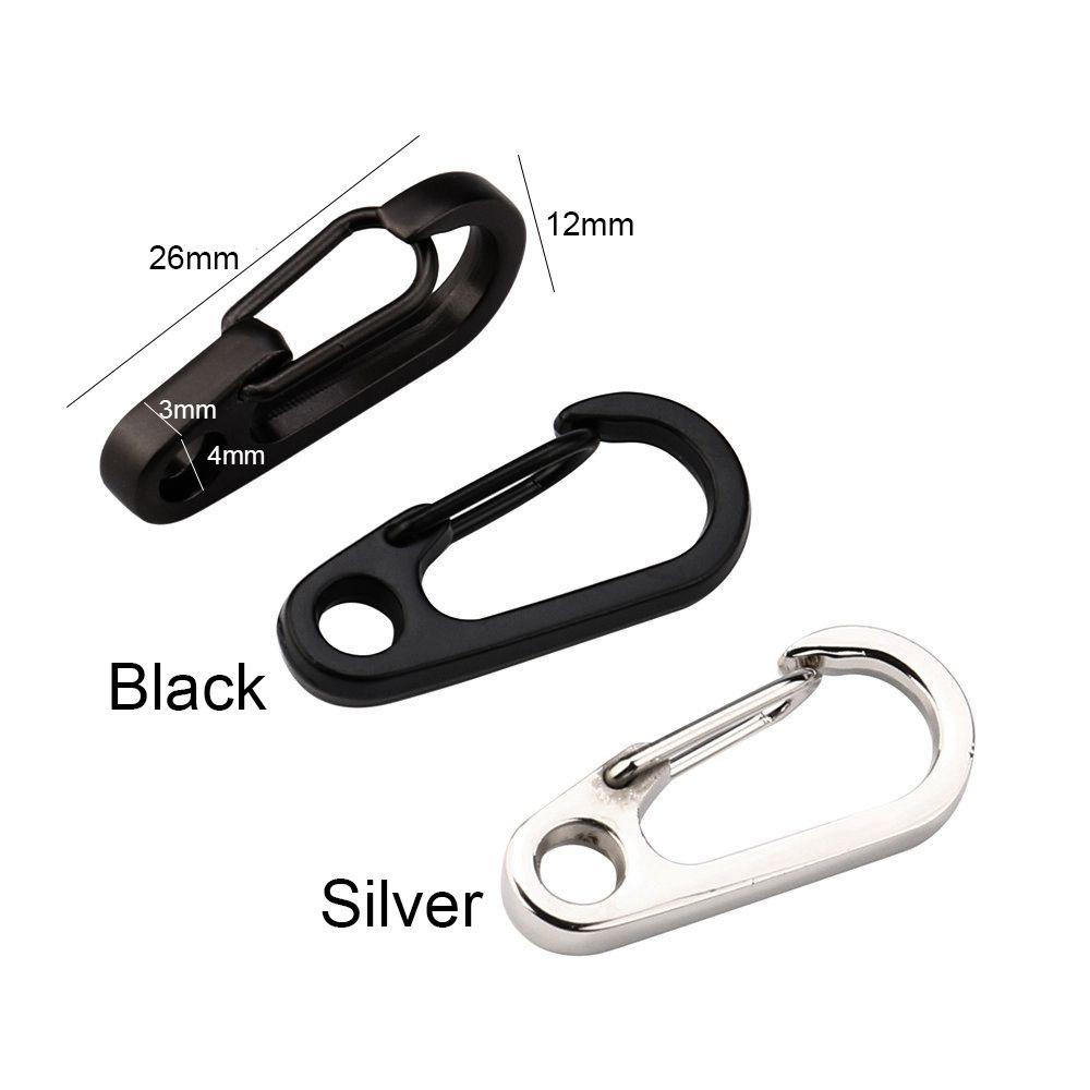 UMITY 2 / 4 Chiếc D-Ring Móc Khóa Ngoài Trời An Toàn Dụng Cụ Du Lịch EDC Gear Cắm Trại Móc Khóa